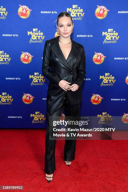 In this image released on December 6, Maddie Ziegler attends the 2020 MTV Movie & TV Awards: Greatest Of All Time broadcast on December 6, 2020.