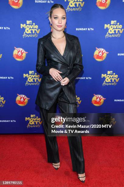 In this image released on December 6, Maddie Ziegler attends the 2020 MTV Movie & TV Awards: Greatest Of All Time broadcast on December 6, 2020.