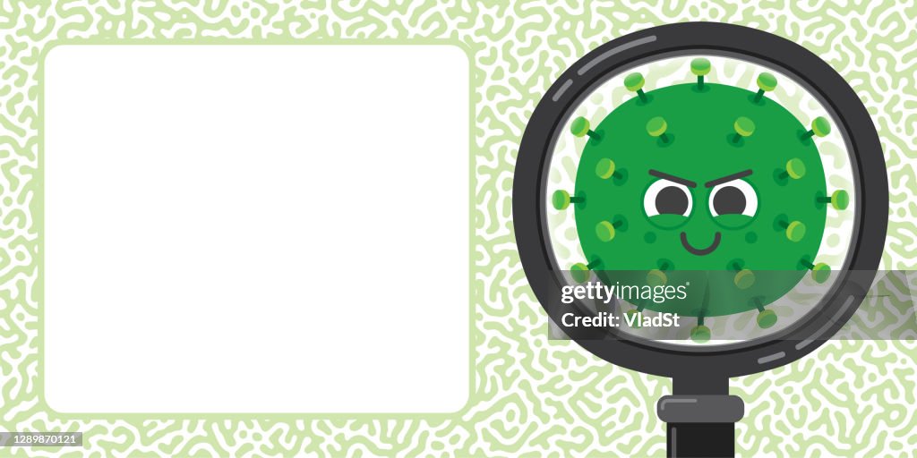 Covid-19 Diagnosis Coronavirus Testing Copy Space Microbiology Background