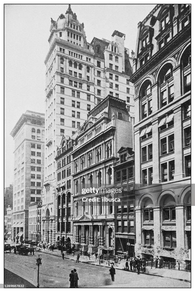 New York financial district building