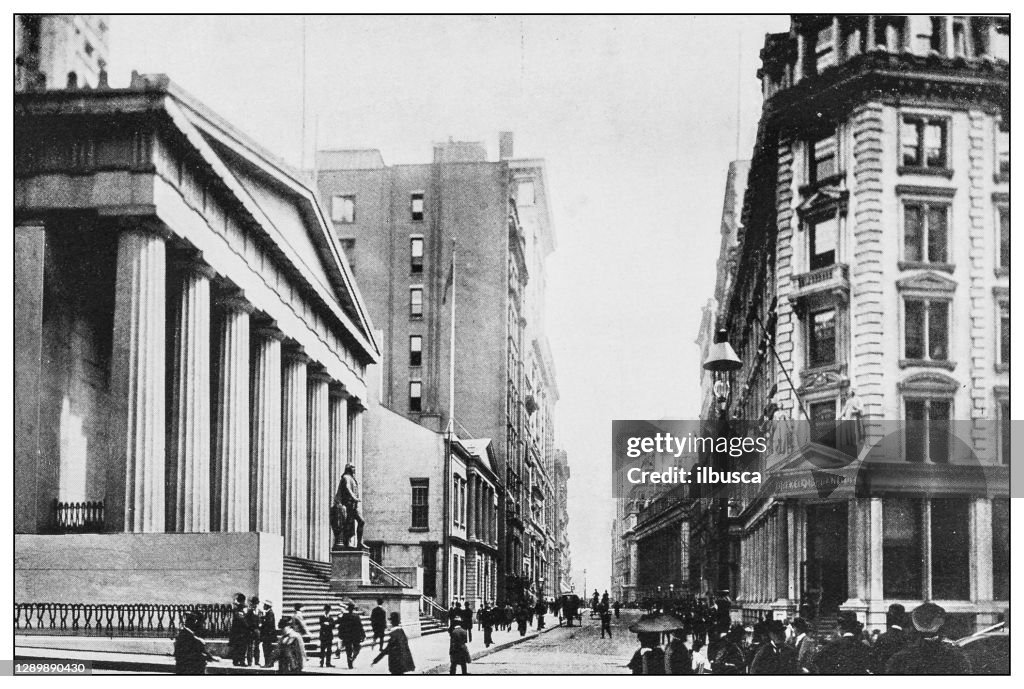 New York financial district buildings: US Sub Treasury and US Assay Office