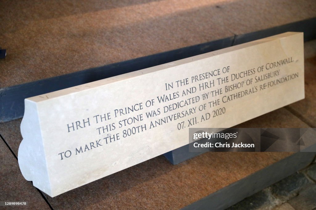The Prince Of Wales And The Duchess Of Cornwall Visit Salisbury Cathedral