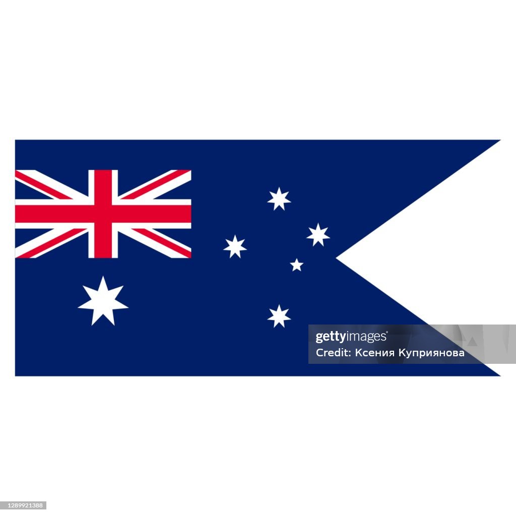 Australia Country Color Code Australian National Flag Government Symbol Red White And Blue Colors ...
