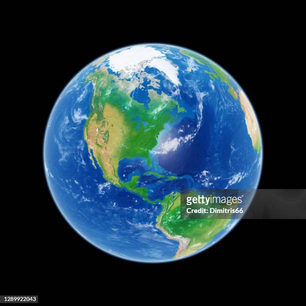 earth globe on black background - pacific ocean stock illustrations