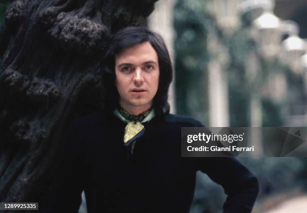 Spanish singer Camilo Sesto, Madrid, Spain, 1976. .