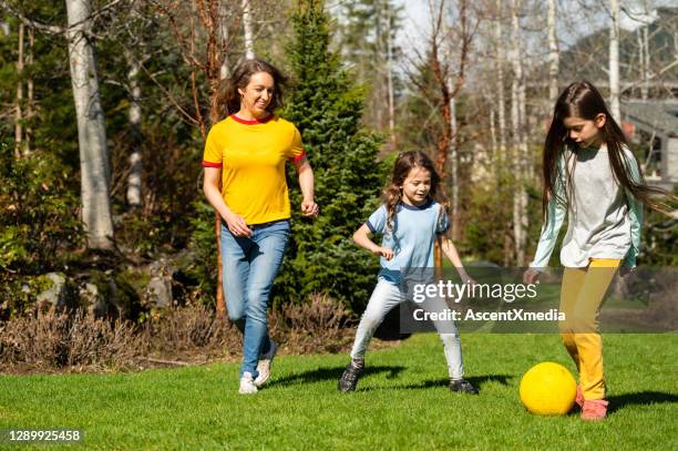 Playing Outside In Spring Children Playing Outside In Spring Photos and Premium High Res Pictures ...