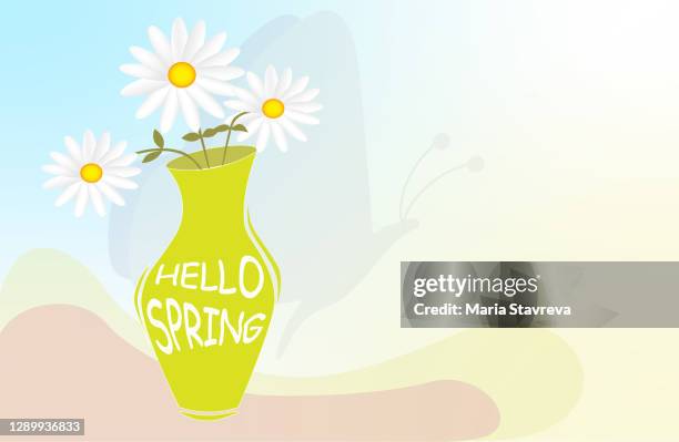 illustrations, cliparts, dessins animés et icônes de illustration de temps de ressort - fleur en papier