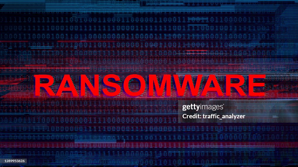 Fake Ransomware Background Ransomware Abstract Glitch Background High-Res Vector Graphic - Getty ...