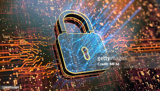 數位安全概念 - encryption 個照片及圖片檔
