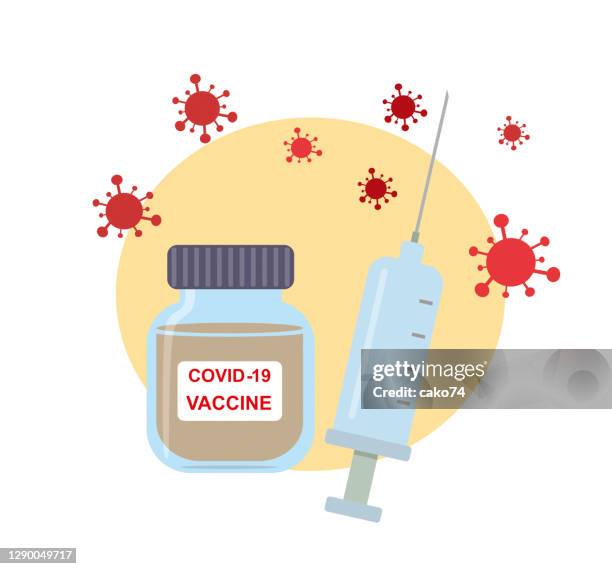 covid-19 vaccine research - fighting virus stock illustrations
