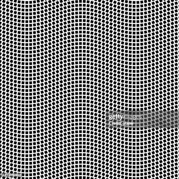 Wave Solid Graphphic Evenly Spaced Solid Squares In Wave Pattern High-Res Vector Graphic ...