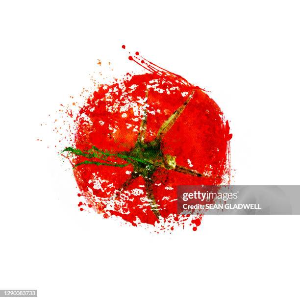 tomato illustration - tomato stock illustrations stockfoto's en -beelden