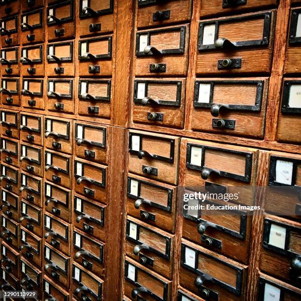 Library Catalogue Card Photos and Premium High Res Pictures Getty Images