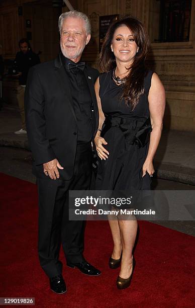 David Gold, the joint-chairman of West Ham United and daughter Jacqueline Gold attend the Spirit Of London Awards at Royal Albert Hall on October 10,...