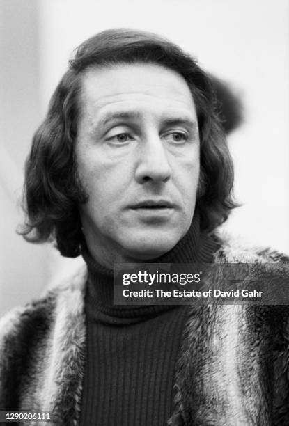 Trombonist Jack Hale of the legendary American horn section, The Memphis Horns poses for a portrait during a recording session for Aretha Franklin at...