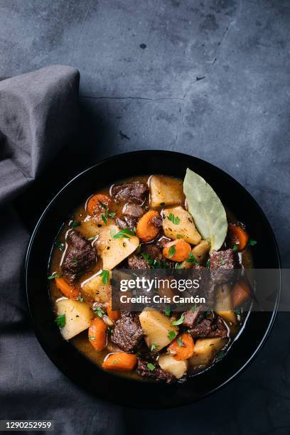 beef stew - stew fotografías e imágenes de stock