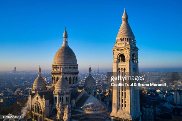 france, paris, the basilica of the sacre coeur - paris france stock-fotos und bilder