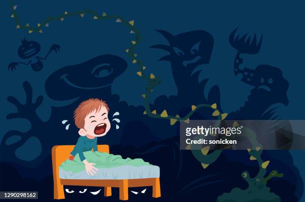 Bad Dreams And Nightmares In Children High-Res Vector Graphic - Getty Images