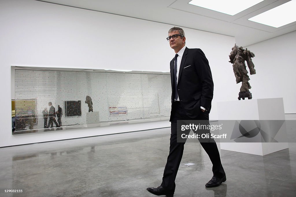 Staff Prepare For The Opening Of The New White Cube Bermondsey Gallery