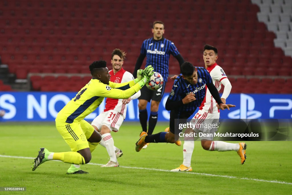 Ajax Amsterdam v Atalanta BC: Group D - UEFA Champions League
