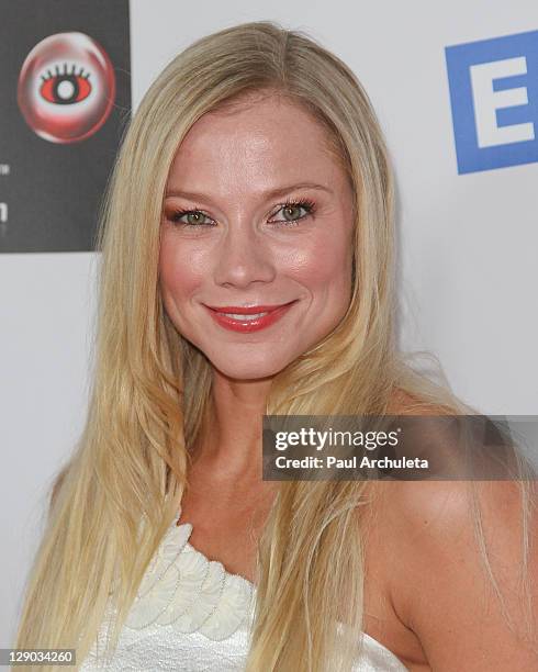 Actress Sofie Norman arrives at the "Easy To Assemble" season 3 premiere at American Cinematheque's Egyptian Theatre on October 10, 2011 in...