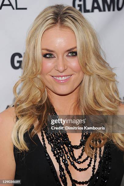 Olympic skier Lindsey Vonn attends the Glamour Magazine 2010 Women of the Year Gala at Carnegie Hall on November 8, 2010 in New York City.