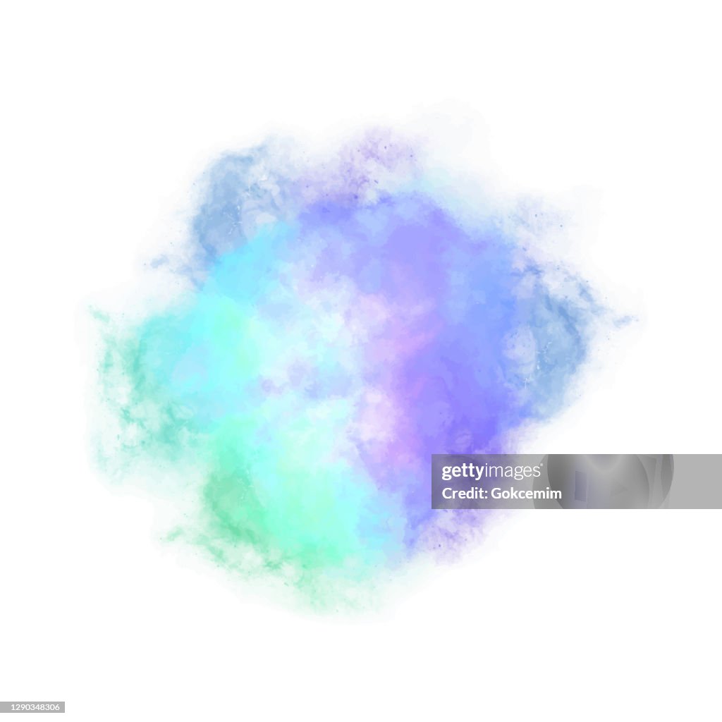 Multicolored Watercolor Splash With Gradient Effect Bright Colorful Grunge  Blob Fashion Beauty Posters And Banners Graphic Design Bright Transparent  Watercolor Vector Circle Stain Stock High-Res Vector Graphic - Getty Images
