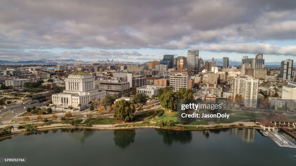 Centrala Oakland och Lake Merritt