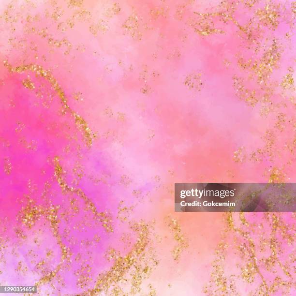 watercolor abstract background with gold glitter brush strokes. gold foil grunge texture background. abstract vector pattern. metallic golden texture for cards, party invitation, packaging, surface design. - red gold party stock illustrations