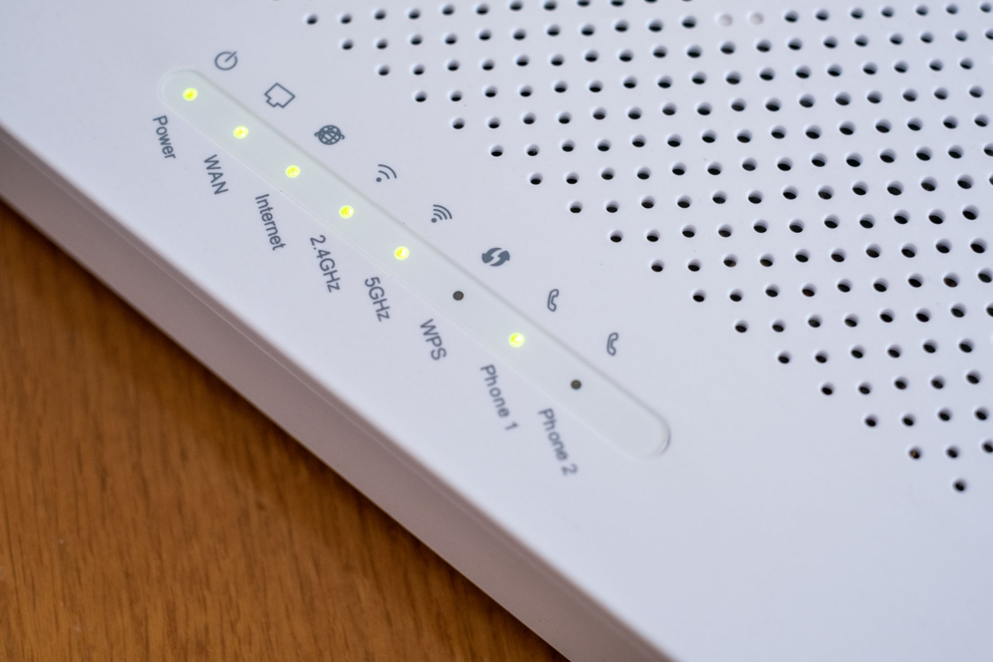 router lights