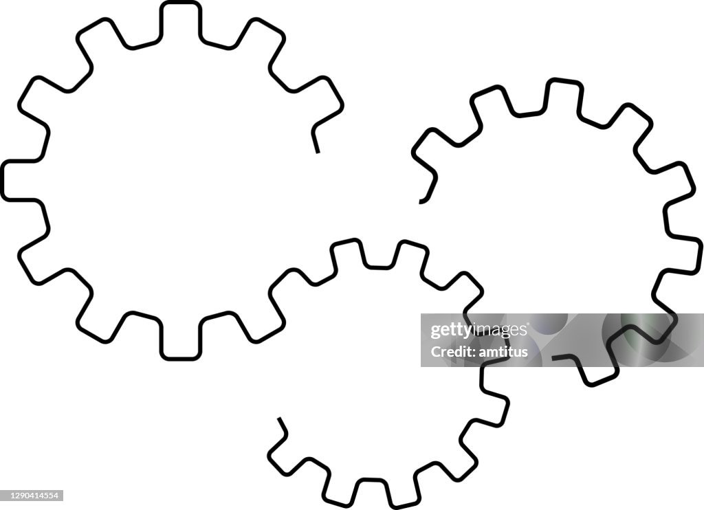 Cogs Work High-Res Vector Graphic - Getty Images