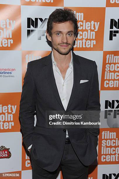 Hugh Dancy attends the 49th annual New York Film Festival presentation of "Martha Marcy May Marlene" at Alice Tully Hall, Lincoln Center on October...