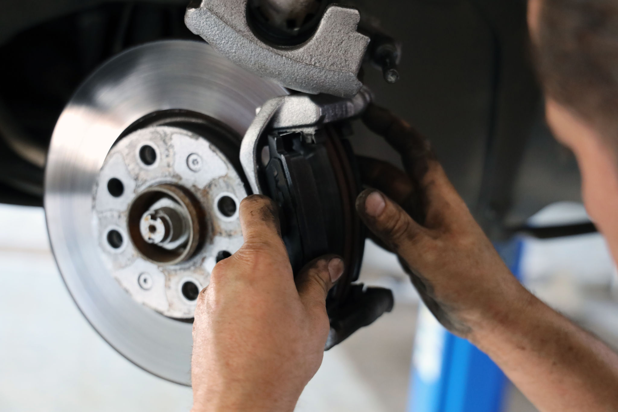 brake pads inspection