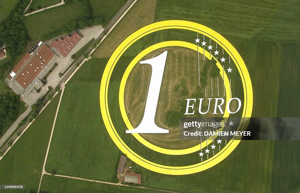 Vue aérienne, le 01 juin de l'euro géant