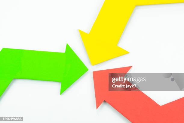 3 Arrows Fusing In 66 3 Arrows Converging Stock Photos, High-Res Pictures, and Images ...