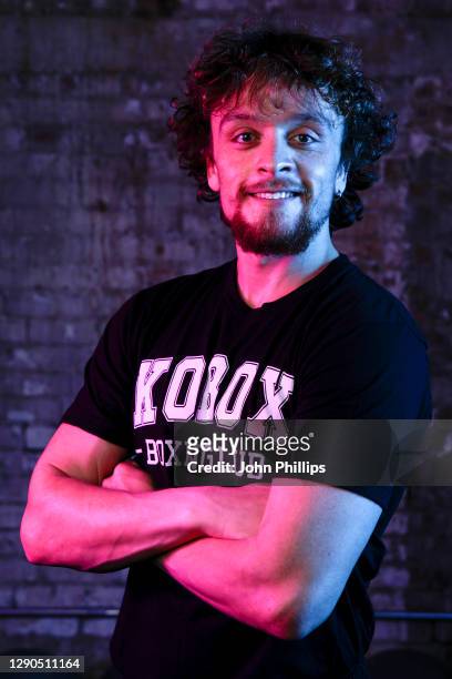 Jacob Holme poses during a portrait session at boutique boxing club, KOBOX, at Kings Road on December 09, 2020 in London, England. KOBOX offers...