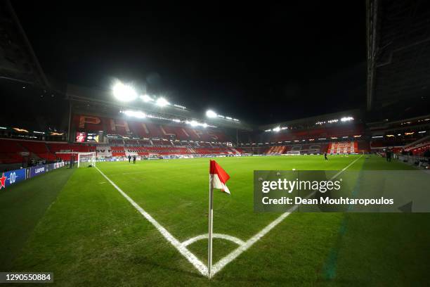 General view inside the stadium ahead of the UEFA Europa League Group E stage match between PSV Eindhoven and AC Omonoia at Philips Stadion on...