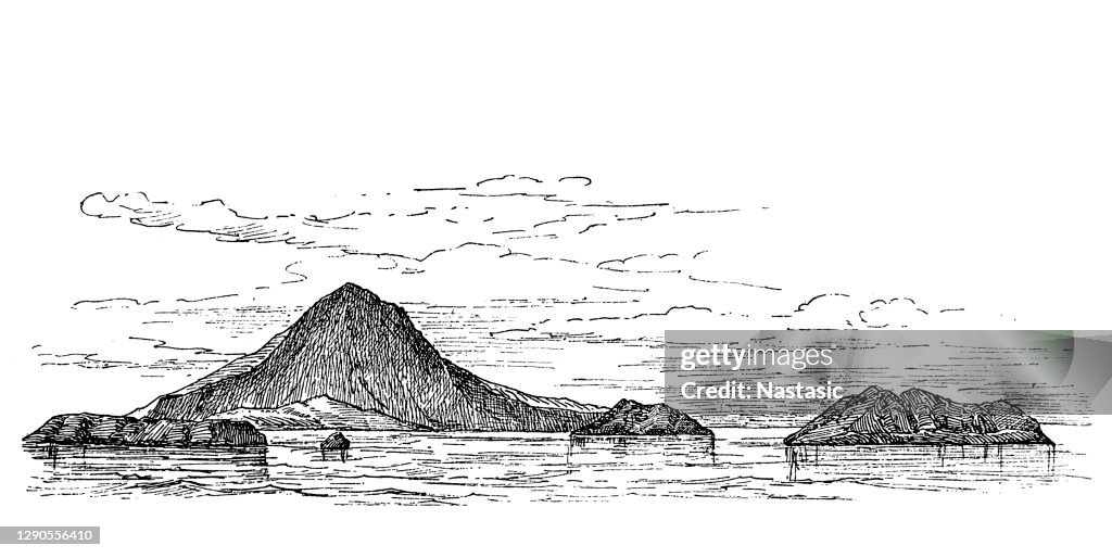 Krakatau after the eruption