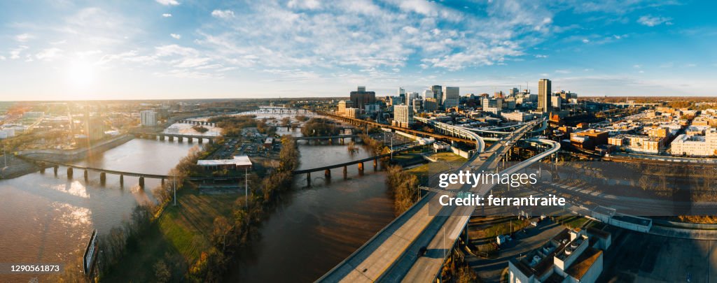 Richmond Skyline Aerial View