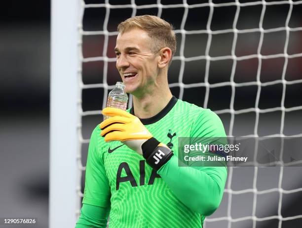 Joe Hart of Tottenham Hotspur looks on during the UEFA Europa League Group J stage match between Tottenham Hotspur and Royal Antwerp at Tottenham...