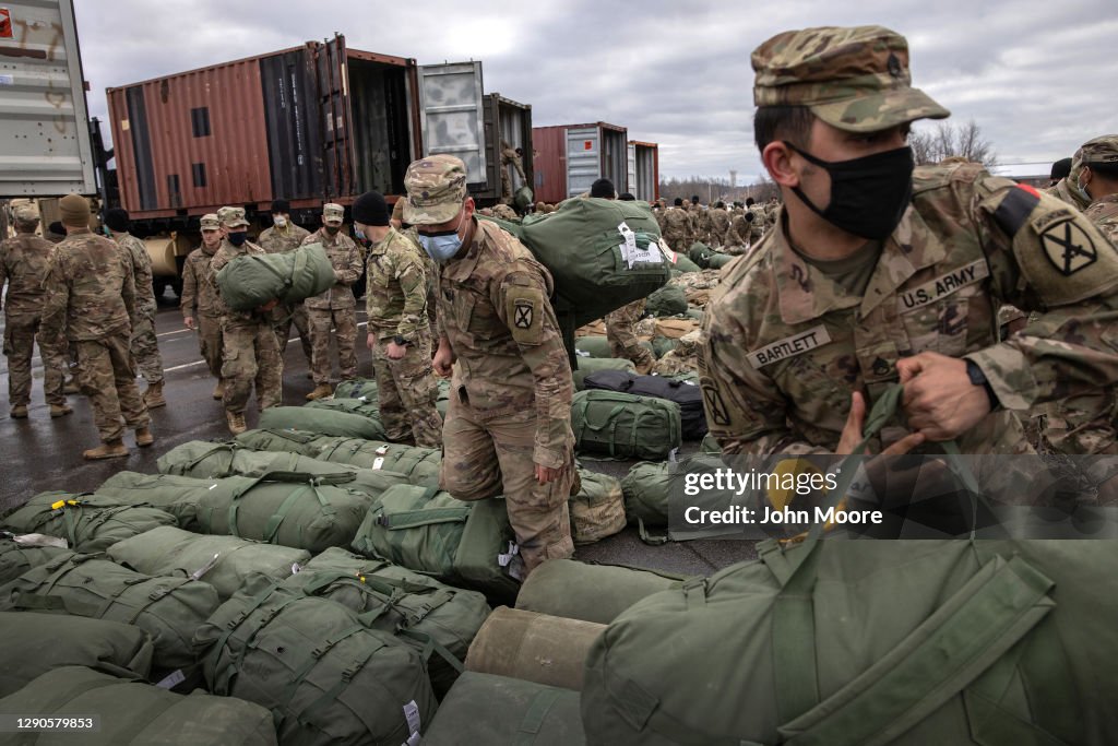 10th Mountain Troops Return To Fort Drum As Part Of US Drawdown From Afghanistan