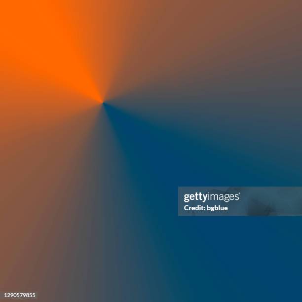 orange abstract background with radial gradient - morning light stock illustrations
