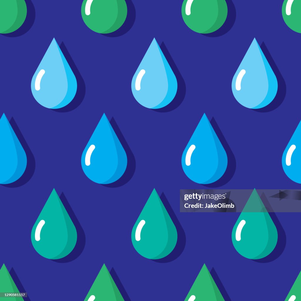 Waterdrop Pattern Flat 3