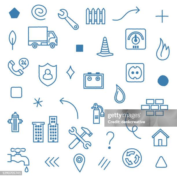 utility data platform seamless pattern design. - electrical engineer technology stock illustrations