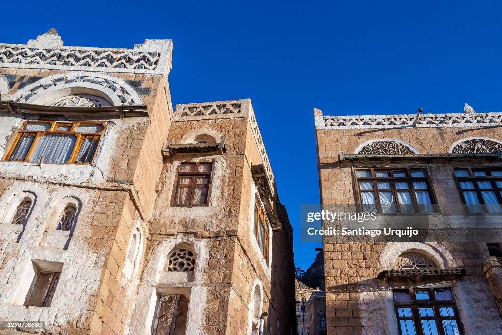 Stone houses at village of At Tawilah