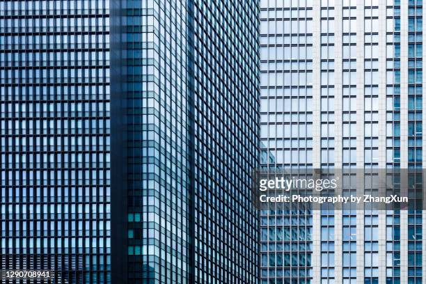 high-rise building in nihonbashi tokyo at day time, japan. - finanzwirtschaft und industrie stock-fotos und bilder