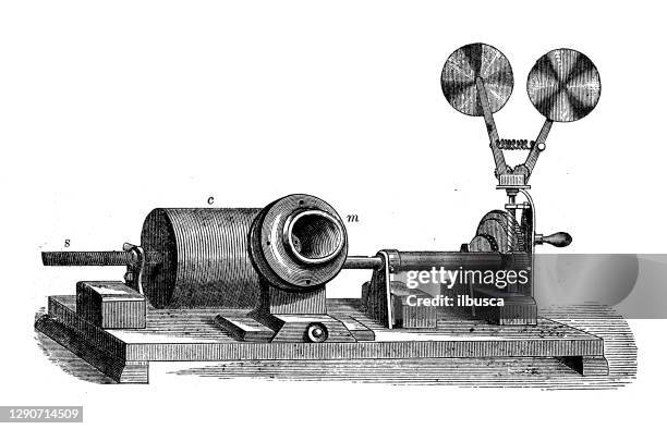 antique illustration: phonograph - gramophone stock illustrations