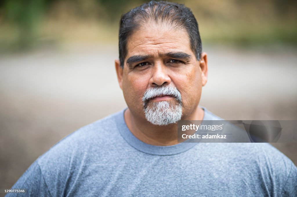 Reife mexikanische Mann Portrait