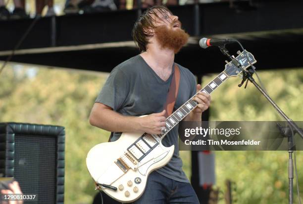 Dan Auerbach of The Black Keys performs during Lollapalooza 2008 at Grant Park on August 1, 2008 in Chicago, Illinois.