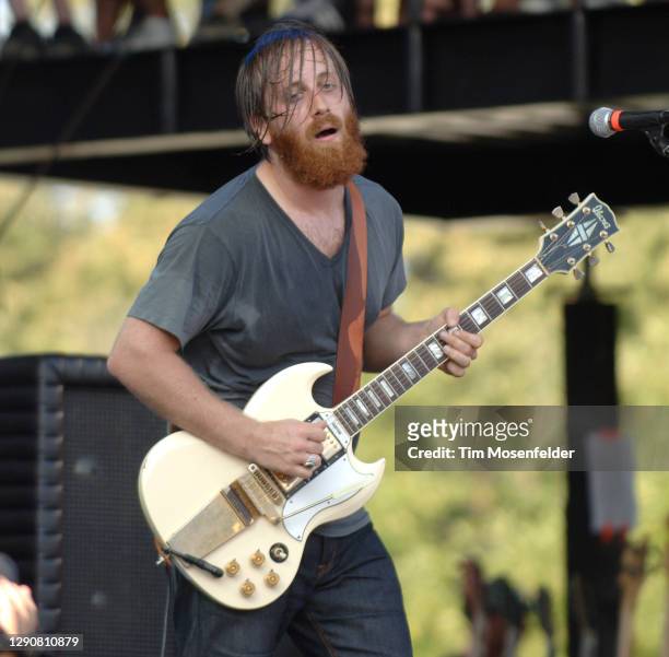 Dan Auerbach of The Black Keys performs during Lollapalooza 2008 at Grant Park on August 1, 2008 in Chicago, Illinois.